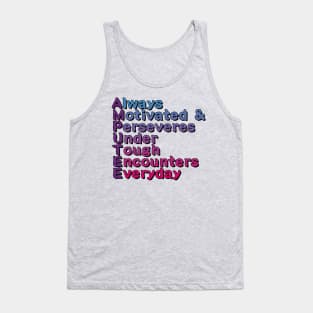 Amputee Inspirational Anagram Tank Top